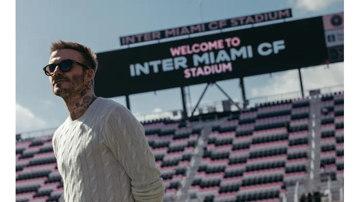 Beckham, en el Lockhart Stadium.