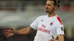 Zlatan Ibrahimovic en Milan.