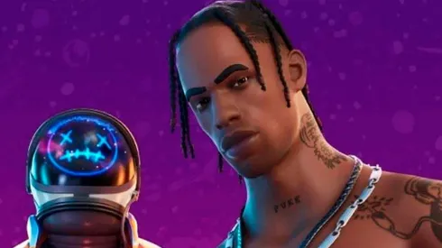 Así luce la skin de Travis Scott en Fortnite.