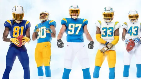 Los Ángeles Chargers presentaron nueva equipación