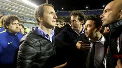 Rodolfo Arruabarrena el día del gas pimienta.