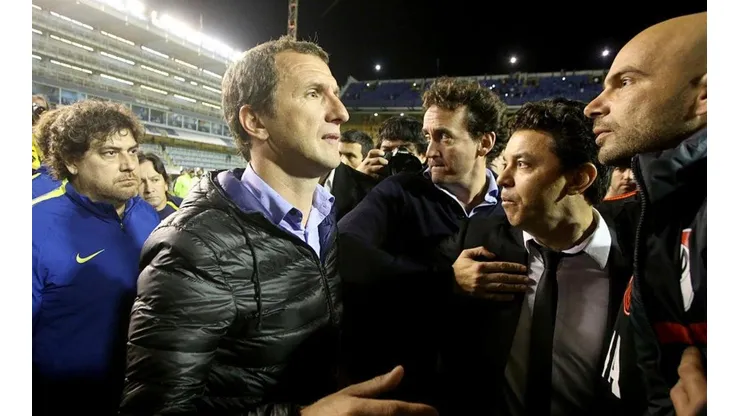 Rodolfo Arruabarrena el día del gas pimienta.