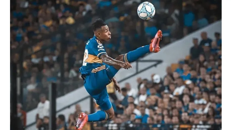 Sebastián Villa, jugador de Boca Juniors.