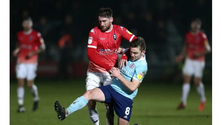 Sam Finley, jugador de Accrington Stanley.