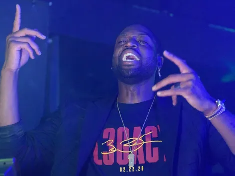 Dwyane Wade se quitó la careta y festejó el 4-20 por todo lo alto