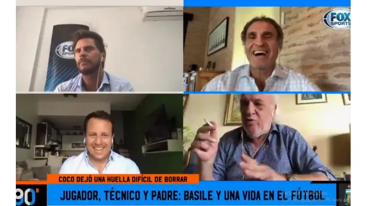 El divertido reproche en vivo del Coco Basile a Ruggeri: "Ahí me fallaste"
