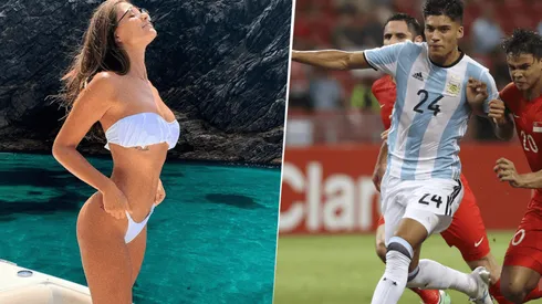 Foto de Correa y su chica.