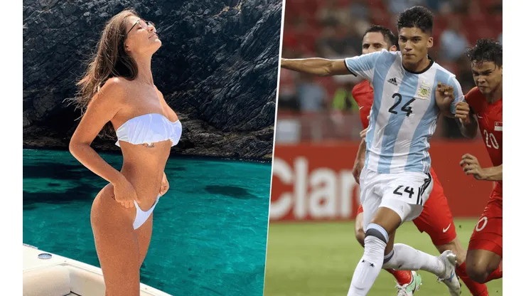 Foto de Correa y su chica.