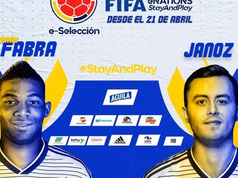 La dupla de la Tricolor para la FIFA eNations: 'Janoz' y Frank Fabra representan a Colombia
