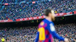 Foto de Lionel Messi en el Camp Nou.