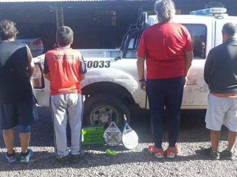 Insólito: jugaban al paddle en medio de la cuarentena y terminaron en la comisaría