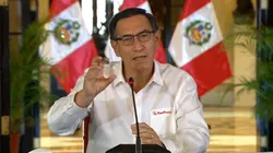Martín Vizcarra brindó su típica conferencia de prensa al mediodía.