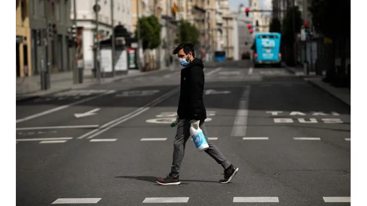 Así se encuentran las calles de España.