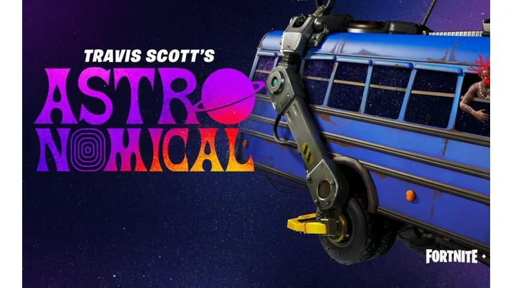 Fechas y horas para los conciertos en vivo de Travis Scott en Fortnite - Evento Astronomical