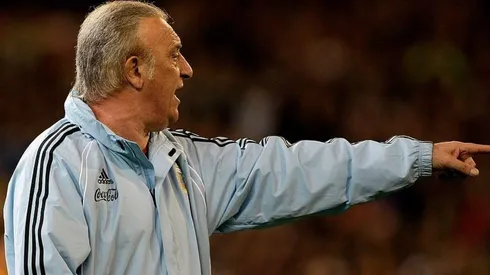 Alfio Basile en la Selección Argentina.