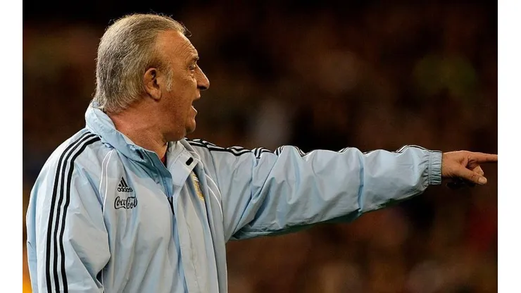 Alfio Basile en la Selección Argentina.
