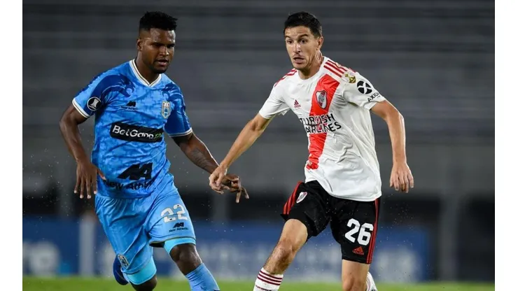 Ignacio Fernández en la Copa Libertadores.