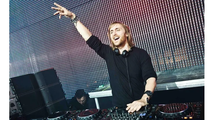 El DJ David Guetta brindó un concierto con la piel de Inter Miami