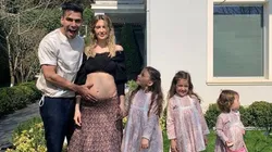 En familia todo es mejor: la esposa de Falcao subió una foto junto a él y sus hijas