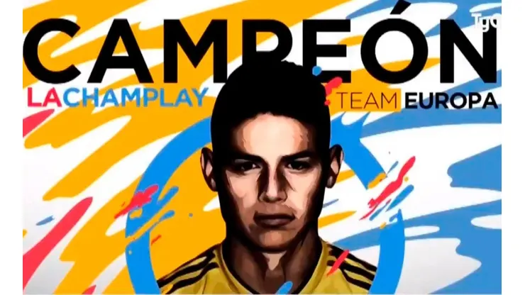 James Rodríguez barrió en la #Champlay y se coronó campeón en el FIFA 20