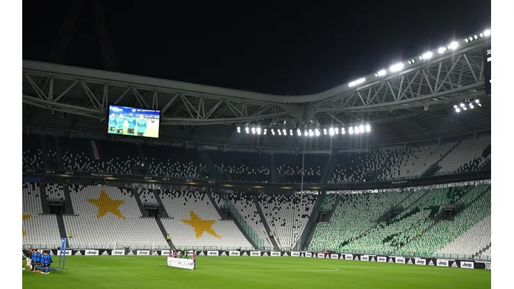 El estadio de Juventus, sin público.