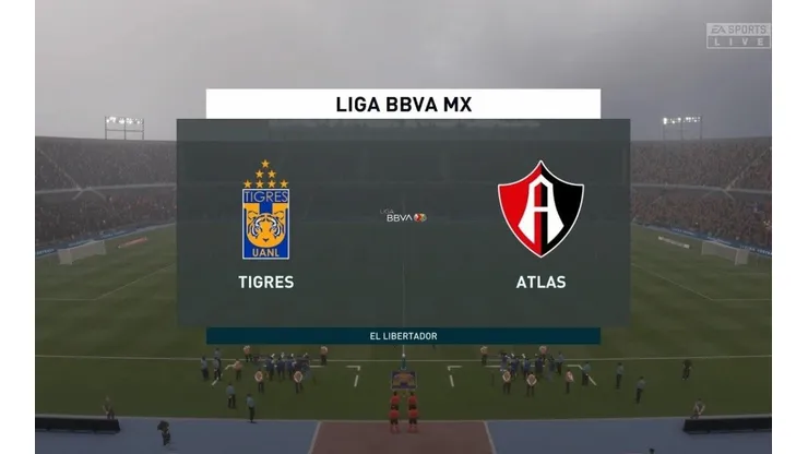 Ver en VIVO Tigres vs. Atlas por la eLiga MX