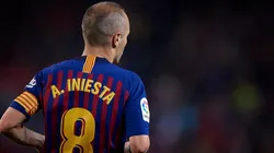 Foto de Andrés Iniesta, jugador de Barcelona.