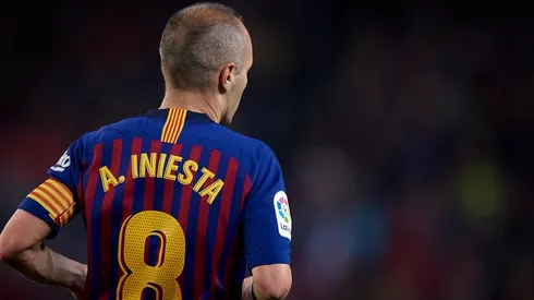 Foto de Andrés Iniesta, jugador de Barcelona.