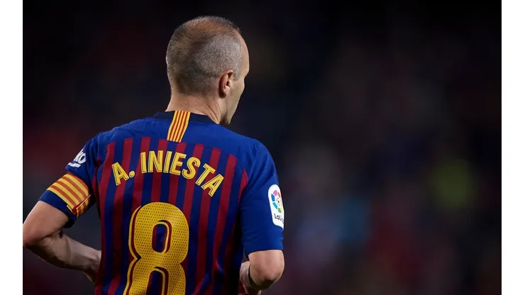 Foto de Andrés Iniesta, jugador de Barcelona.