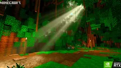 Así luece el nuevo Minecraft RTX.