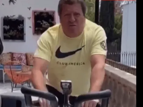 ¡Piojo fitness! Miguel "Atlético" Herrera en cuarentena