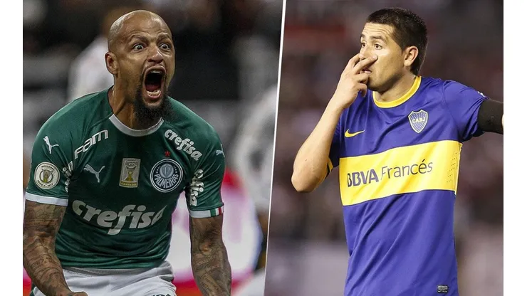 Felipe Melo subió un fotón retro yendo al piso para sacarle la pelota a Riquelme