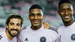 Pizarro, Makoun y Reyes, juntos en una práctica de Inter Miami.