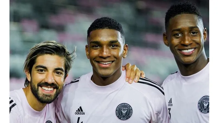 Pizarro, Makoun y Reyes, juntos en una práctica de Inter Miami.