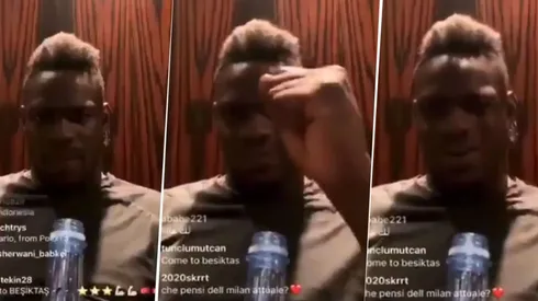 Balotelli estaba en vivo, le nombraron a Boca y enloqueció a los hinchas