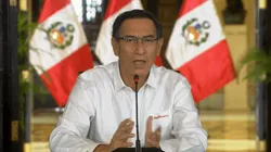 Martín Vizcarra suele hablar cerca al mediodía.