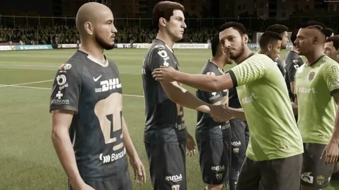 Los jugadores de todos los clubes, excepto América y Pumas tienen rostros genéricos