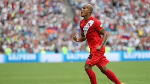 Carrillo anotó el primer gol de Perú en Rusia 2018.