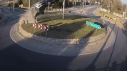 Foto del auto volando