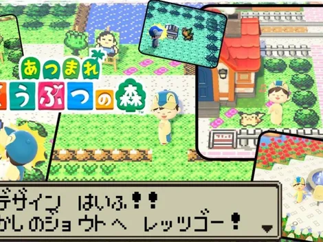 Recrean Pokémon Cristal en Animal Crossing con gráficos clásicos de Game Boy