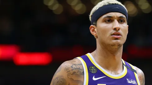 Kyle Kuzma volvió a la caza de otra súper modelo en plena cuarentena