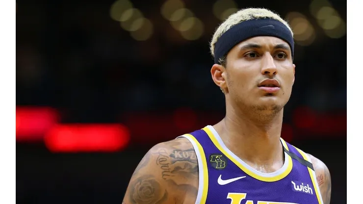 Kyle Kuzma volvió a la caza de otra súper modelo en plena cuarentena