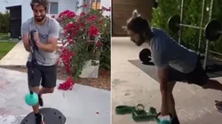 A puro lujo: Rodolfo Pizarro mostró cómo se entrena en cuarentena