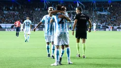 Foto de Cvitanich junto a Chelo Díaz.