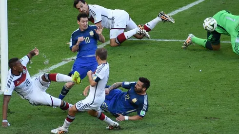 Foto de Ezequiel Lavezzi en el Mundial de Brasil.