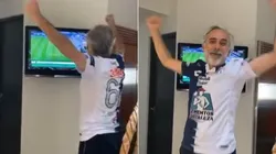 ¡Como si fuese real! Así fue el festejo del presidente del Pachuca