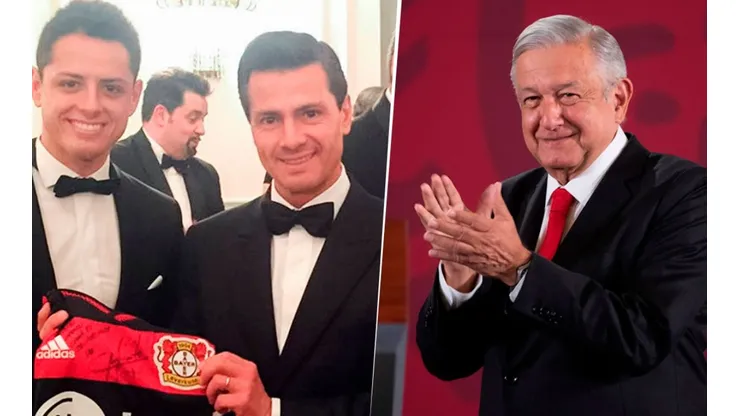 Chicharito mantenía una muy buena relación con Enrique Peña Nieto, con