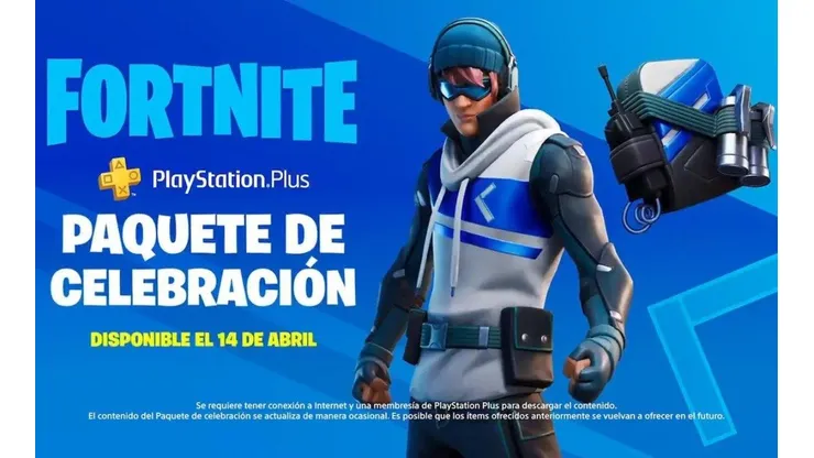 Nuevo Paquete de Celebración de Fortnite exclusivo para PS Plus ya disponible
