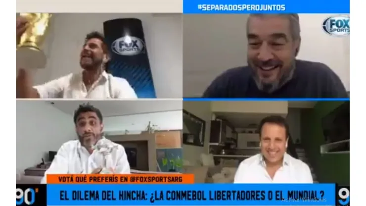 Vignolo relató a Messi campeón del mundo y Bulos a Tevez ganando la Séptima