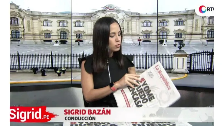 Sigrid Bazán trabaja en La República y en Latina.